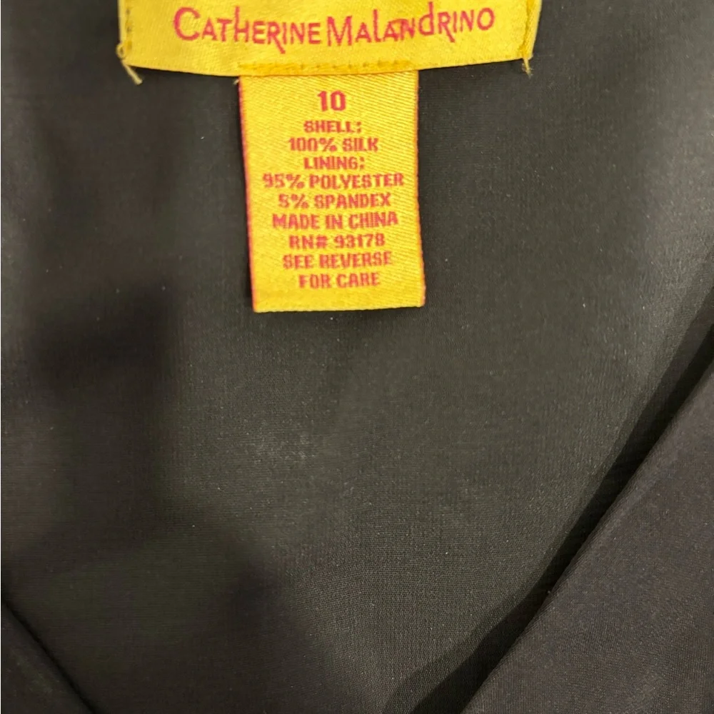 Catherine Malandrino Black Silk Dress - Picture 10 of 15